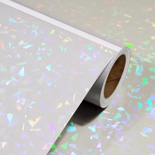 Papel de contacto transparente brillante con purpurina autoadhesivo e impermeable 3