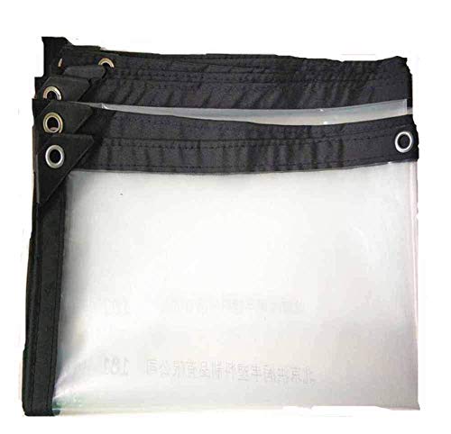 qx Lona para Tienda Lonas Velas de Sombra Tela Impermeable Transparente, Polietileno Anticorrosivo Y Ultravioleta Lona Impermeable a Prueba de Viento Cubierta de Piso de Aislamiento de Invernadero (T