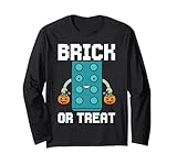 Photo Gallery mattone or treat brick master builder toy block halloween maglia a manica Photo Gallery mattone or treat brick master builder toy block halloween maglia a manica