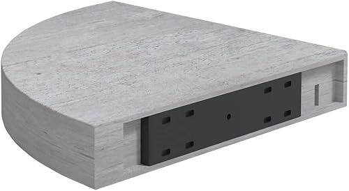 Miniatura 8 de Estantes de esquina de pared, estante de esquina de montaje en pared, estante de almacenamiento flotante para cocina, baño, sala de estar, estantes