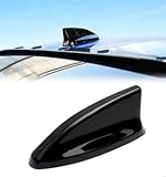 Xprite Shark Fin Antenna Compatible with Honda Civic 2021 2022 2023 2024 2025 2026, Car Roof Antenna Cover Replacement, ABS Material - Glossy Black