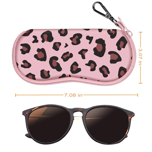 Image of FINTIE Glasses Case with Carabiner, Ultralight Neoprene Sunglasses Pouch