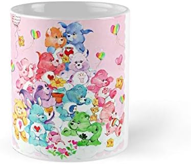 Blade South Mug Care Bear, Care Bear Cousins, Retro 80s Cartoon Cute Mug - 11oz Mug - Features wraparound prints - Made from Ceramic - Best gift for family friends