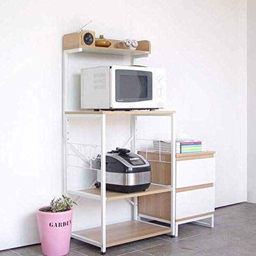 Chariot de rangement cuisine MU à multi-couches pour four à micro-ondes