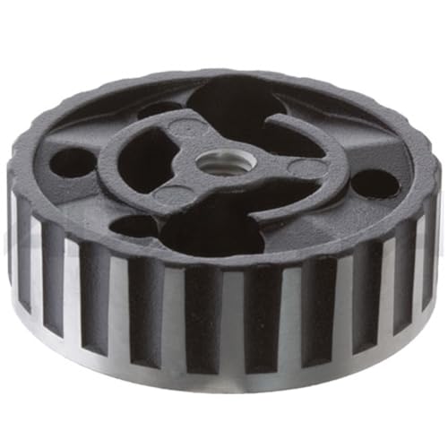 Manfrotto 120DF accesorio de trípode de aluminio negro para fotografía y vídeo