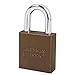 American Lock Padlock, 1205 Brown Keyed Different