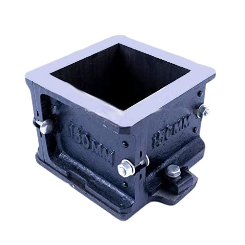 Cube Mold Concrete Testing Equipment (Black, 150x150x150 mm) BY MEET ENTERPRISES