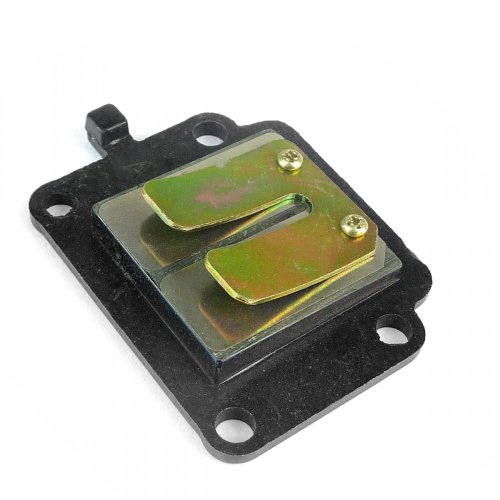 Racing Membranblock 2 Klappen, Glasfiber - Plättchen, Durchlass optimiert, für Aprilia, Amico (1991-1992), (ab 1993), GL, Sport, SR 50 (bis 1994), MBK, Booster , Slider, Yamaha, Bws, Stunt, Target, Zuma