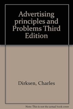 Hardcover Advertising principles and Problems Third Edition Book