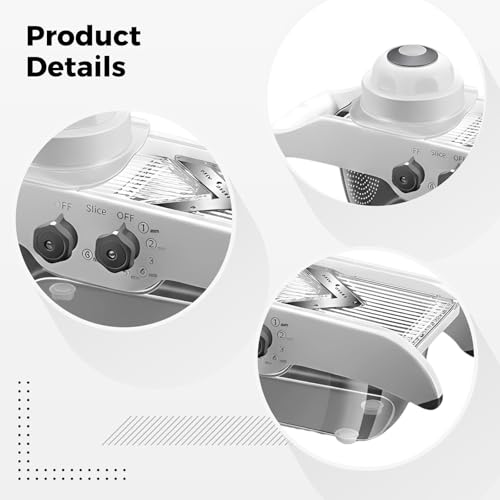Cortadora multifuncional para frutas y verduras blanca miniatura 3