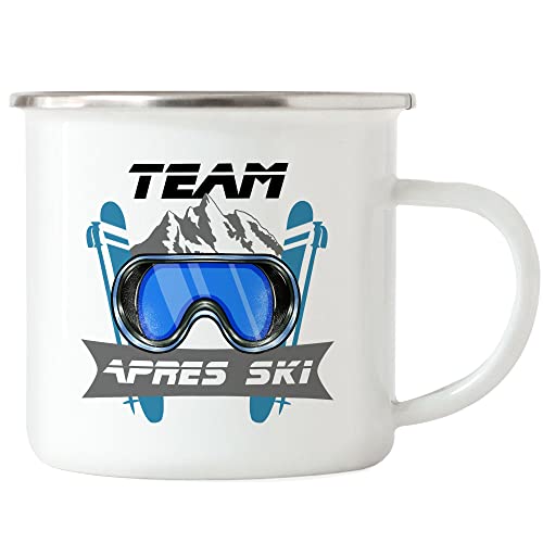 HeyPrint-Team-Apres-Ski-Emaille-Tasse-Lustig-Skifahrer-Ski-Wintersport-Team-Gruppe-Skilehrer