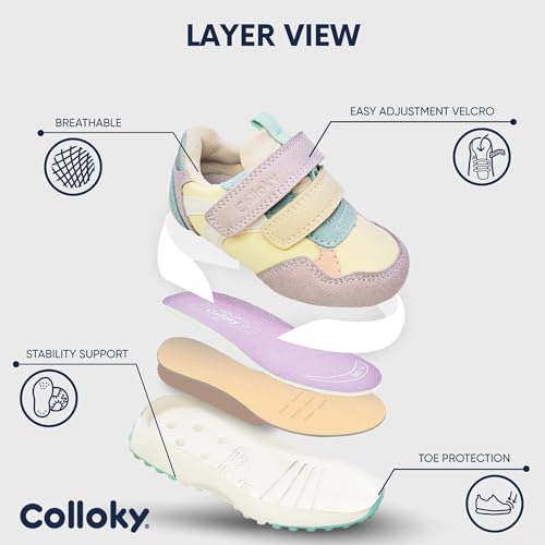 Toddler Shoes for Boys and Girls - Lightweight, Washable Sneakers with Arch Support & Strap Closure - Breathable Lifestyle Shoes2