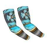 【Manchons de sport de protection solaire】 : les manchons offrent une protection UV exceptionnelle, protégeant efficacement vos bras des rayons nocifs du soleil mais également des piqûres d'insectes et de la saleté/de la poussière, offrant une protection complète pour votre peau.