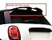 iJDMTOY Gloss Red 2-Piece Mini Style Self-Adhesive Add-On Roof Spoiler Lips Compatible with MINI Cooper F55 F56 F54 F60 JCW Style Spoiler