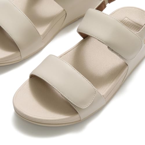 Image of FitFlop Lulu Adjustable Leather Back-Strap Sandals