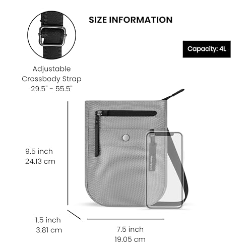 Image of Sherpani Prima, Small Anti Theft Crossbody Bag, Travel Shoulder Bag, Cross Body Purses, Handbags, Travel Gift