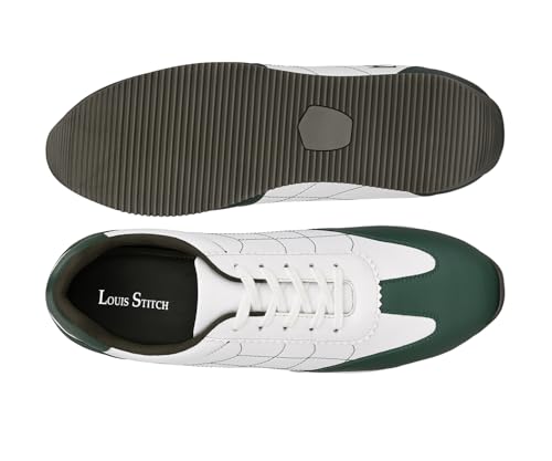 Image of LOUIS STITCH Men's Casual Lightweight Lace-Up Low-Top Sneakers for Men| Cushioned Comfort | Lightweight & Comfortable Casual Lace-Up Shoes | LSP-SNK-AVI010