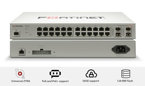 Image of Fortinet FortiSwitch - 224E-POE Layer 2 /3 PoE+ Switch (FS-224E-POE)
