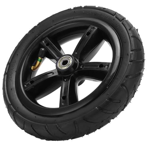 Reifen für Elektroroller, 8mm Lager 8 Zoll Elektro Scooter Gummi Tyre Reifen Ersatzräder 200x45 Luftrad Luftreifen Elektroroller Reifen Inflation Elektrofahrzeug Aluminiumlegierung Rad mit Schlauch