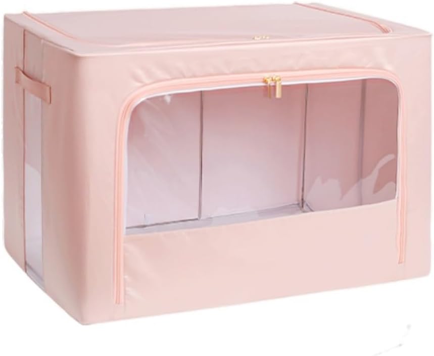 Storage box with large capacity for clothing storage, foldable home fabric sorting