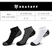 Heatuff Mens Cushioned Ankle Socks, Breathable Moisture Wicking Low Cut Casual Socks (7 Pairs)