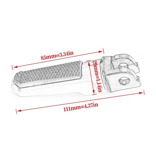 Pédale peg repose-pieds moto pour stopper les glissements sur CB650R et CBR650R
