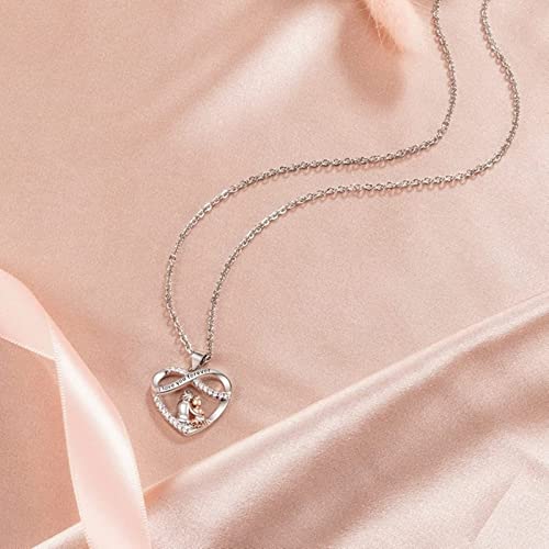 Collier diamant infini cœur en or pour vos soirées et fêtes
