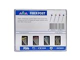 AAA Straight Glass Fiber Post [1 Drill + 20 Post] (Size : Assorted)