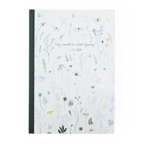 Reflect & Pause A5 Journal | Aethereal Dragonfly Design Hardback Notebook | Weekly Planner with Inspiring Quotes | Gratitude & Mindfulness Journal
