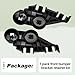 Generic Front Bumper Bracket Retainer Kit Left and Right Compatible with 2011-2021 Chrysler 300, Replaces 57010744AF, 57010745AF, Black Plastic, Wall Mount