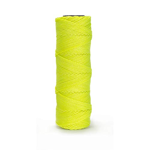 Bon 11-876 - Cuerda trenzada de nailon para albañilería (número 18EZC, 76,2 m), color amarillo