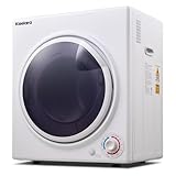 Kaelara Portable Dryers for Laundry 1500W, 3.5 cu.ft Apartment Dryer with 4 drying Mode, Front Load Electric Dryer for RVs and Apartments, White