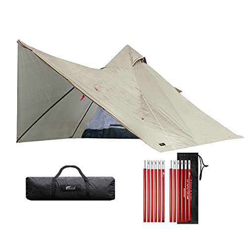 FIELDOOR フォークテント280プラス ポリエステル & アルミテントポール 直径16mmx2本セット