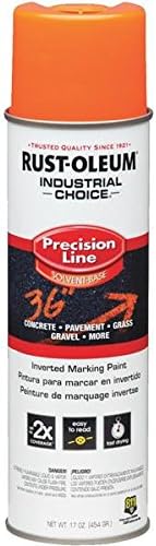 Industrial Choice M1600M1800 System Precision-Line - Pintura de marcado invertido naranja (12 unidades)