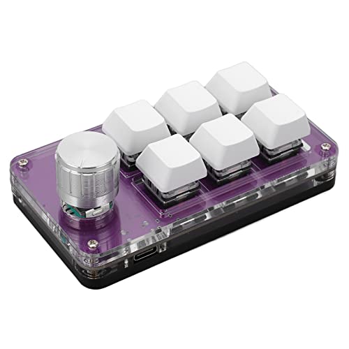Teclado mecánico programable Miskallm3gza2oqwh tipo una mano miniatura 6