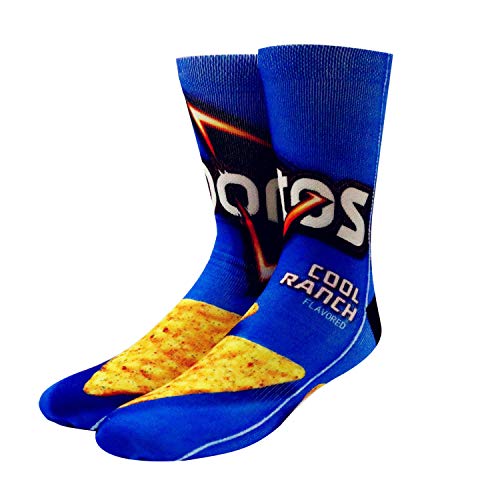 Crazy Fun Cool 3D Print Colorful Athletic Crew Socks Mens One Pack M Size,Doritos #TOP1