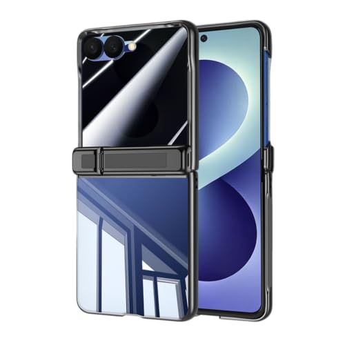 Samsung Galaxy Z Flip 8�p�A�����K���X�̃X�}�z�P�[�X�C�u���b�N(�v���C�o�V�[)