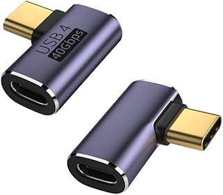 APEXSUN 2 Kinds of USB C Adapters Kit,24 Pins Type C Connector Support Thunderbolt 4/3,USB 4.0, PD100W Quick Charge,40Gb/s Data Transfer,8K Video Output Compatible with MacBook and More USB C Devices
