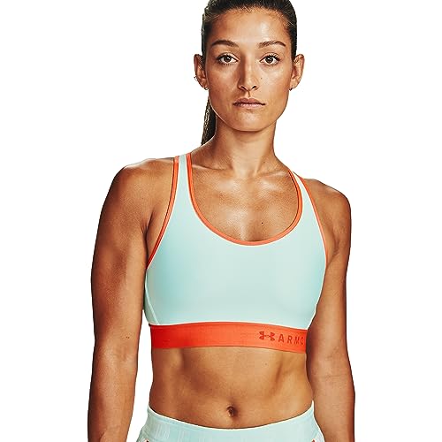 Image of Under Armour Women's Armour Mid Heathered Sports Bra