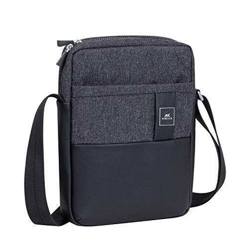 RivaCase 8811 sacoche bandoulière tablette 11 pouces poches zippées homme femme