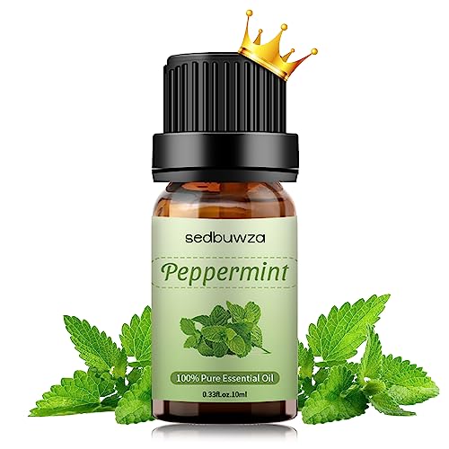 Sedbuwza Peppermint Essential Oil, 100% Pure Organic Peppermint Aromatherapy Gift Oil For Diffuser, Humidifier, Soap, Candle, Perfume #TOP7