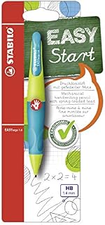 Handwriting Pencil - STABILO EASYergo 3.15 - Right Handed - Light Blue/Dark Blue + Sharpener