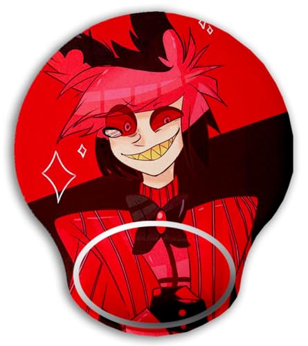 MERCHANDMANIA Alfombrilla DE Raton con REPOSAMUÑECAS HAZBIN