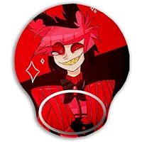 MERCHANDMANIA Alfombrilla DE Raton con REPOSAMUÑECAS HAZBIN