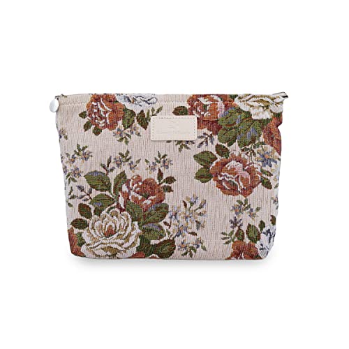 Große Kapazität Canvas Kosmetiktasche Make-up Tasche Reise Kulturbeutel Münzbeutel Bleistiftbeutel(CO4) Cover