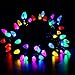 VanRayal Upgrade C3 Christmas Tree Lights End-to-End Plug,50 LED 18ft Outdoor String Light Colored for Patio Garden,Green Wire,UL Listed,42 Sets Connectable,Two-Year-Warranty