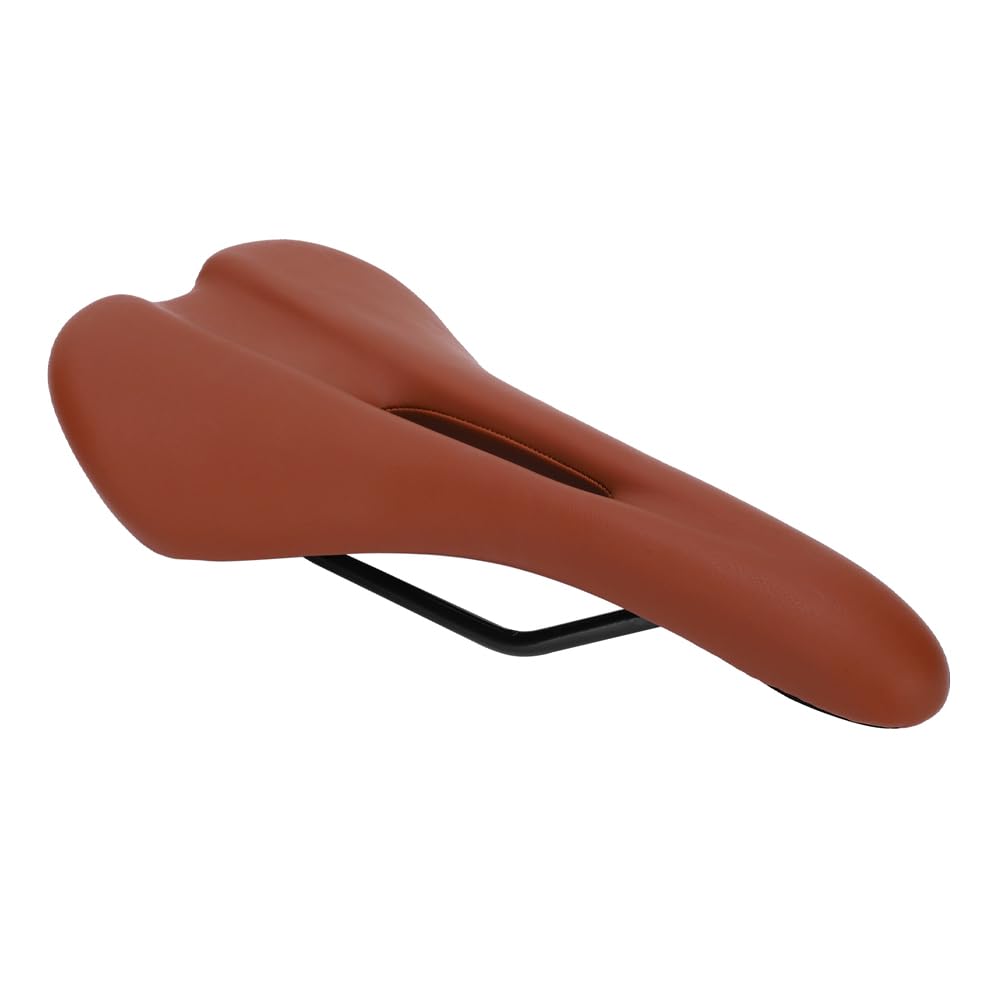 Housse de coussin de rechange universelle et étanche pour selle de vélo VTT de route - Accessoire de cyclisme spécialisé pour tous les vélos - Pour homme et femme (marron)