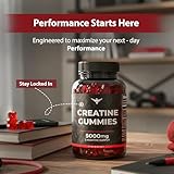 Creatine Gummies 5000mg | Creatine Monohydrate Gummies – Chewable Creatine Supplement for Men & Women | 120 Vegan Gummies Easy Pre & Post Workout Gym Support for Performance and Muscle Power - Image 6