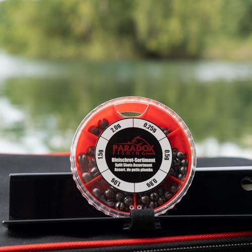 Paradox Fishing Bleischrot Angeln - Angelblei Blei Angelzubehör Angel Zubehör Schrotblei - Posen Angeln