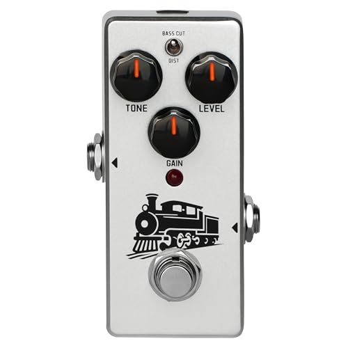 Image of SORAN JDS-01 Crazy Train Distortion Mini Pedal for Electric Guitar,Two Selectable Modes, Analog Distortion Pedal with Bass Cut Control,True Bypass, DC 9V